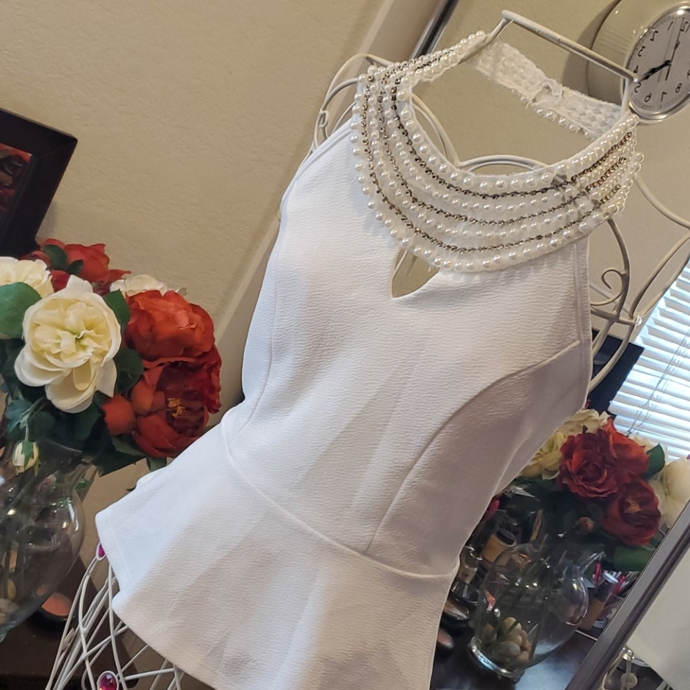 B-Envied halter top WHITE